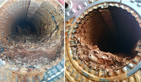 掃頻電子除垢設備安裝前廠區(qū)設備照片