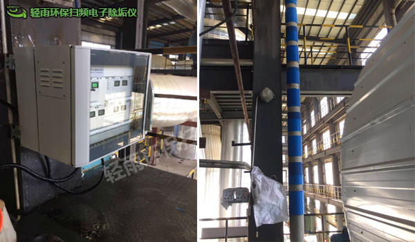 景真糖廠輕雨環(huán)保掃頻電子除垢儀安裝現(xiàn)場圖